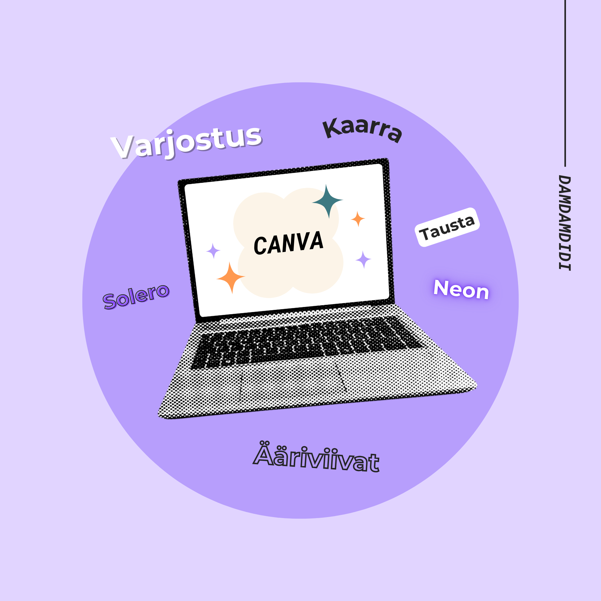 Tekstimuotoiluilla saa näyttävyyttä mainoksiin – tutustu Canvan tekstitehosteisiin!