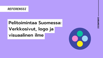 Pelitoimintaa Suomessa -sivusto, logo ja visuaalinen ilme